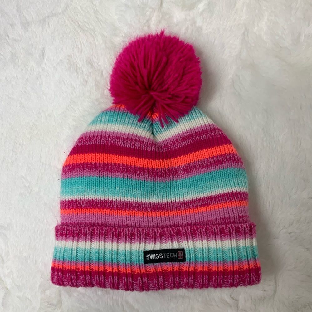Girls SwissTech fleece lined hat